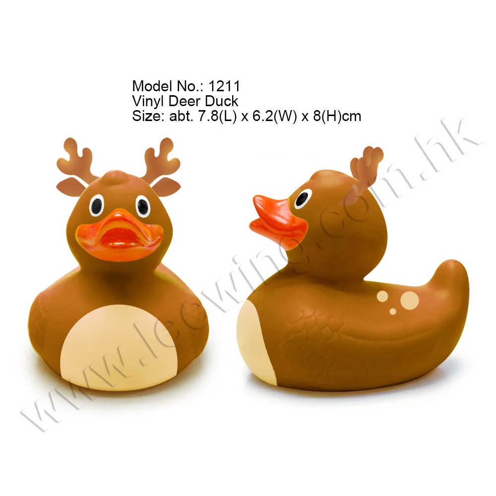 Festive Fun with Leewing Trading Co. Ltd. Deer Rubber Ducks