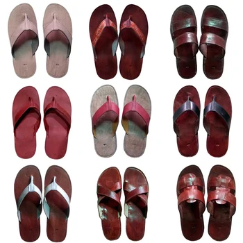 genuine leather flip flops - Entrega 