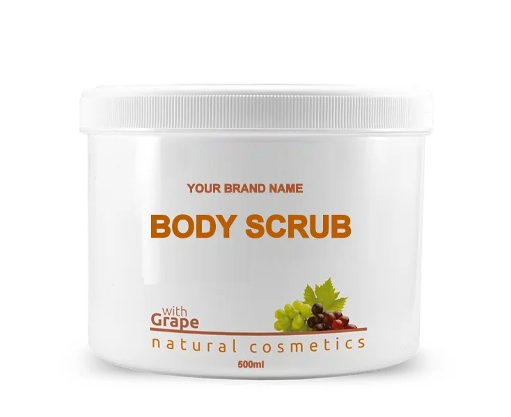 Face & Body Mask With Grape Oil 500 Ml 100 Natural Private Label
