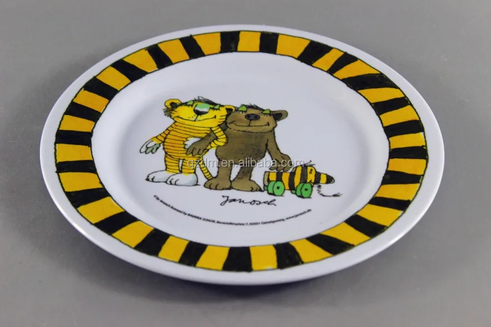 Own Design Melamine Round Dish For Baby