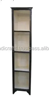 Iron Glass Display Cabinet With Single Door For Office Use