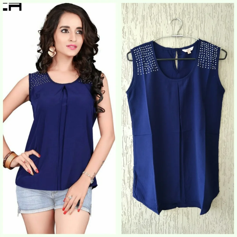 List Manufacturers of Latest Tops Designs Girls, Buy Latest Tops ...