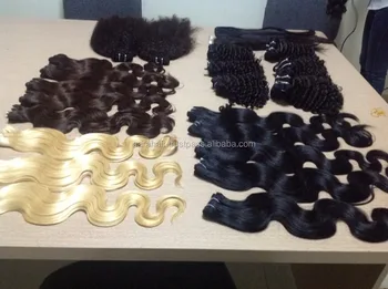 Stock Available Wavy Hair Indian Remy Hair Weave Color 1b Body