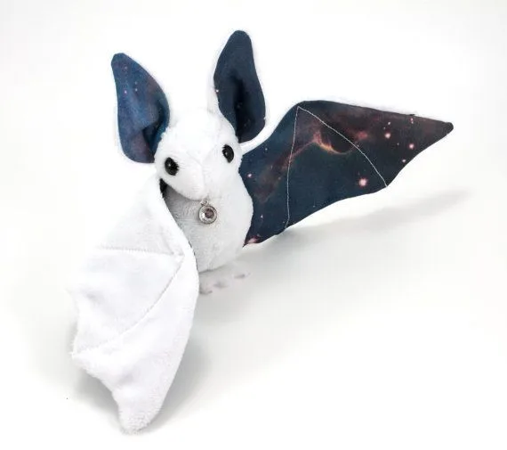 video machine packaging ki White Ears Wings With Starry Plush Bat Toys Sky Stuffed