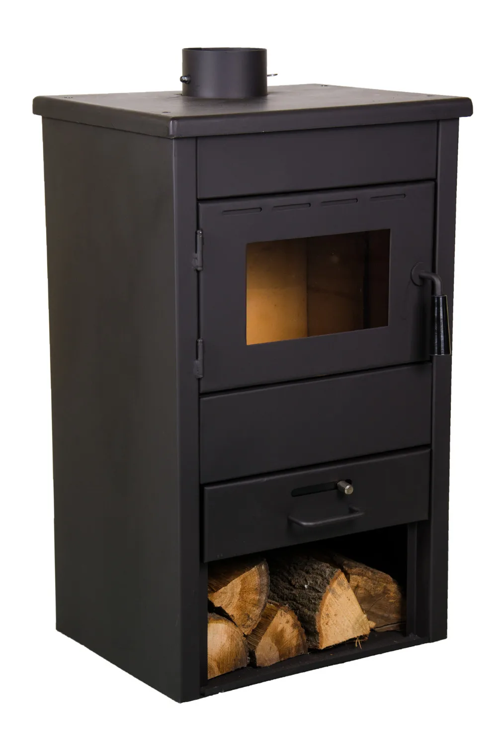 Freestanding Steel Stove For Wood,Coal And Briquette Higher Krek 8 Kw ...