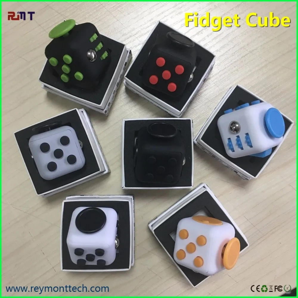 Matte Surface Smooth Touch 6 Sides Mini Funny Fidget Cube 
