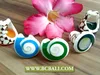 Tiger shells nautilus finger rings organic bali
