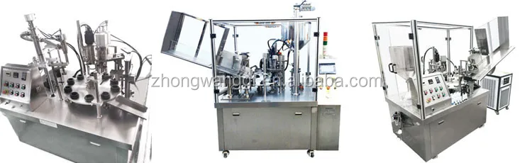 Cosmetic Ointment Cream Seal Soft tube filling machine