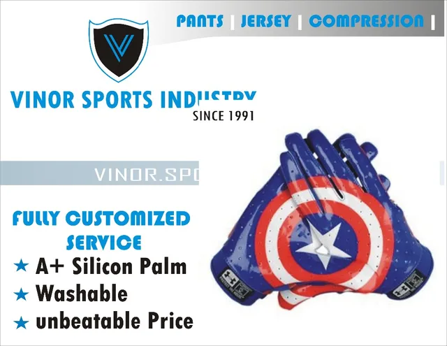 captain america gloves football