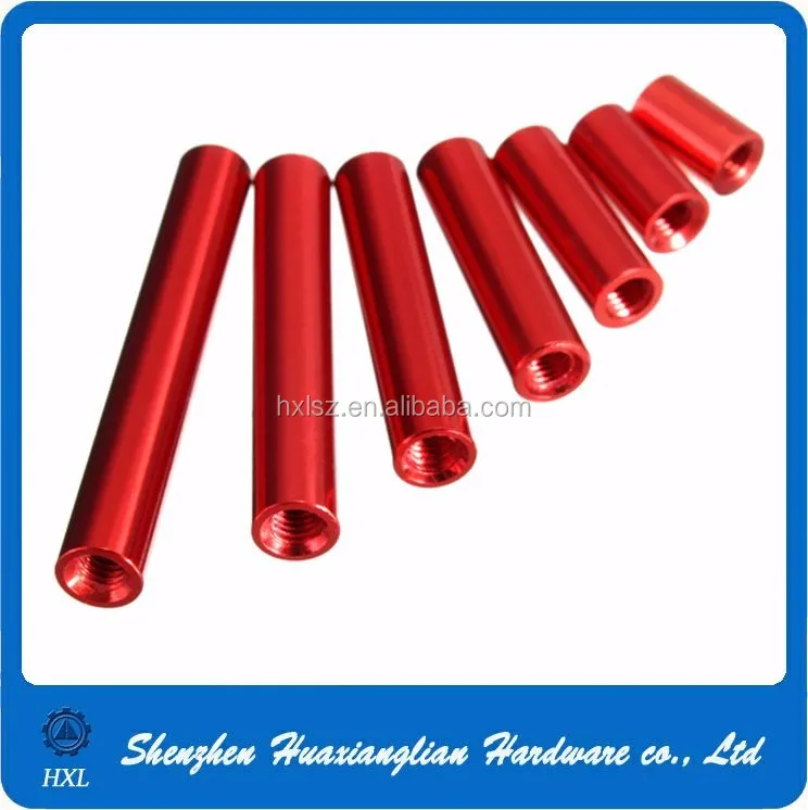 Colorful Anodized Round Aluminum Thread Standoff Spacer For Modle Aricraft.jpg