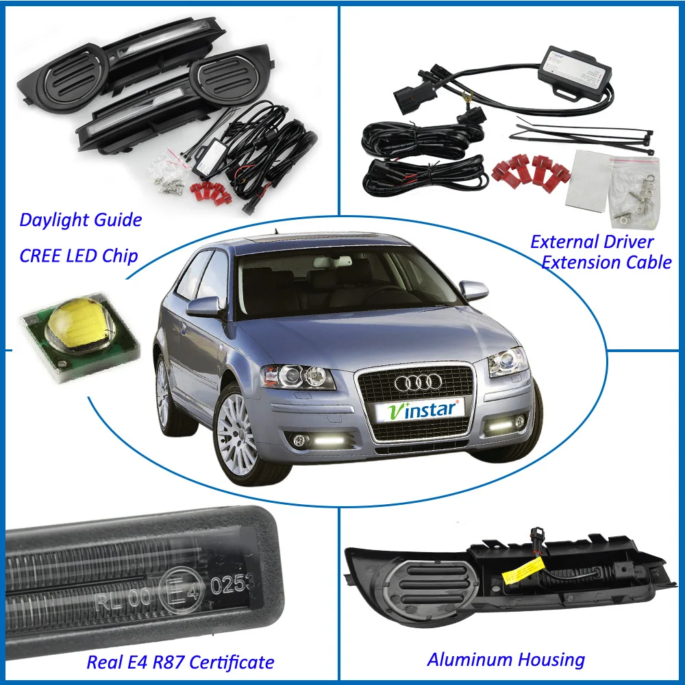 Can Bus Led Indicator Module VINSTAR LED Number Plate Light, E-approved, CAN-Bus, 18 LEDs Per Module