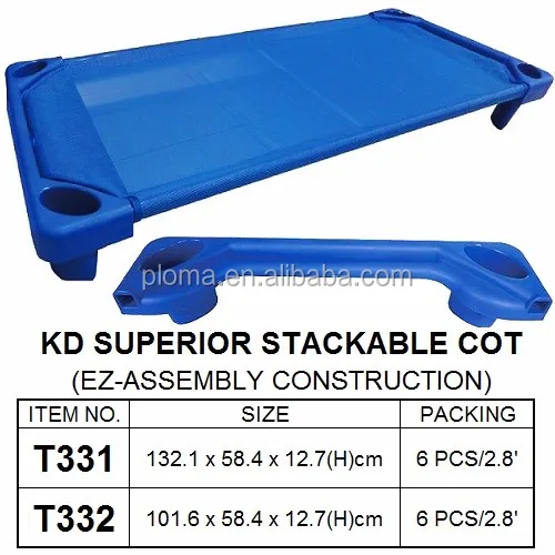 Kd Superior Kids Plastic Stackable Cot Bed Buy Stackable Cot Bed,Plastic Cots,Kids Cot Bed