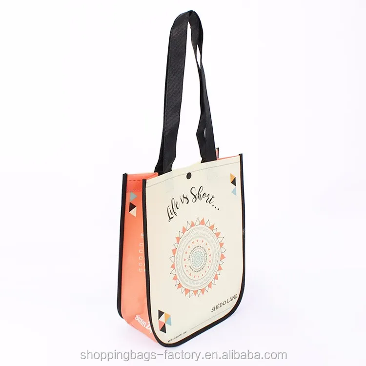 Recycled Laminated Non Woven Lululemon Shopping Tote Bag Buy