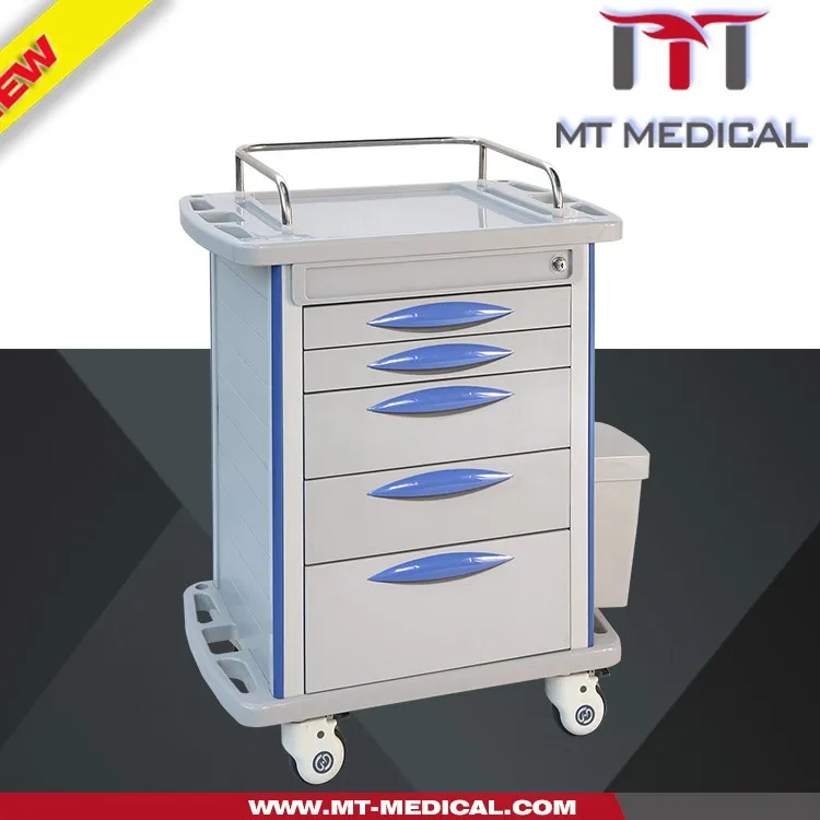 Medical Multifunctional Nursing Trolley Medical Cart With Wheels ...