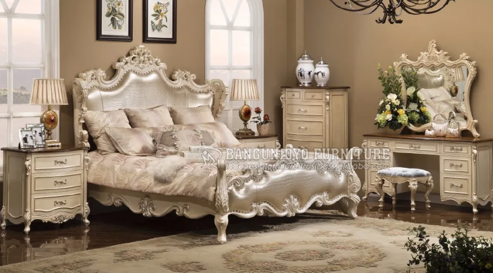 Neoclic Luxury White Bedroom Set Furniture Sets Neoclic Luxury White Bedroom Set