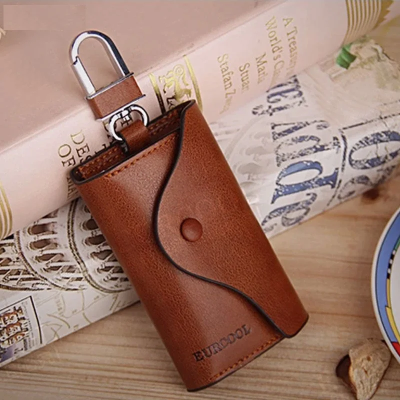 Pu Leather Key Chain Pouch Bag Case Holder Wallets Men Women Orange Woman 2017 Punching Man Masonic Bags Product