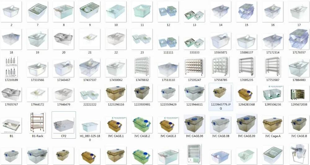 Laboratory Plastic Rat Cage For Running Animal Cages Hamster Cage Pets