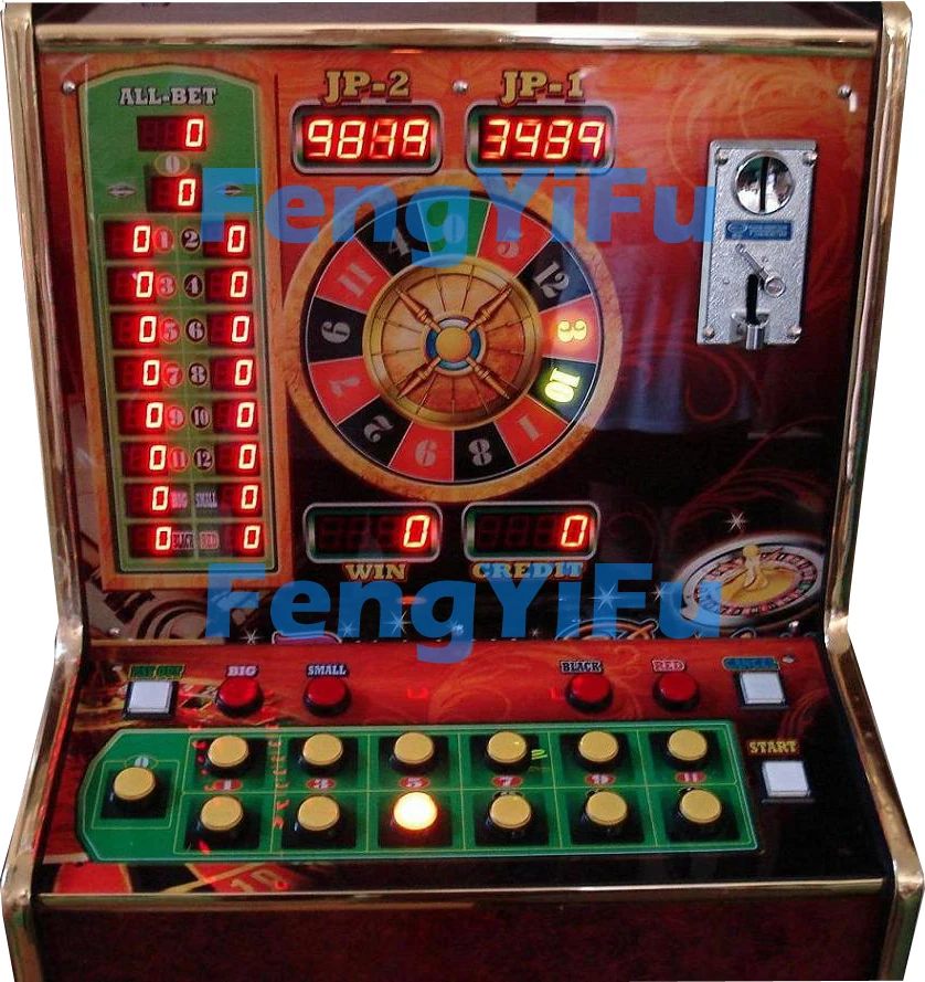 Taiwan Coin operated roulette game machine, View Bergmann roulette, FYF