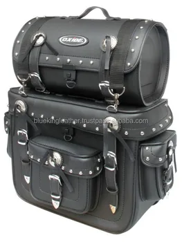 lockable leather saddlebags