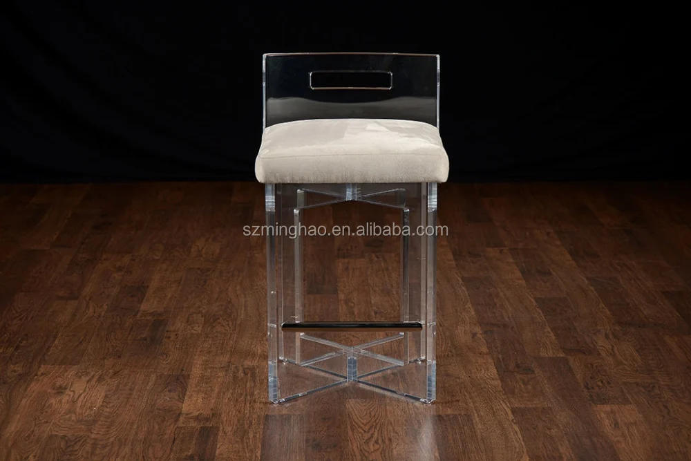 Custom Furniture,Acrylic Cross Bar Stool,Counter Bar Stools Buy