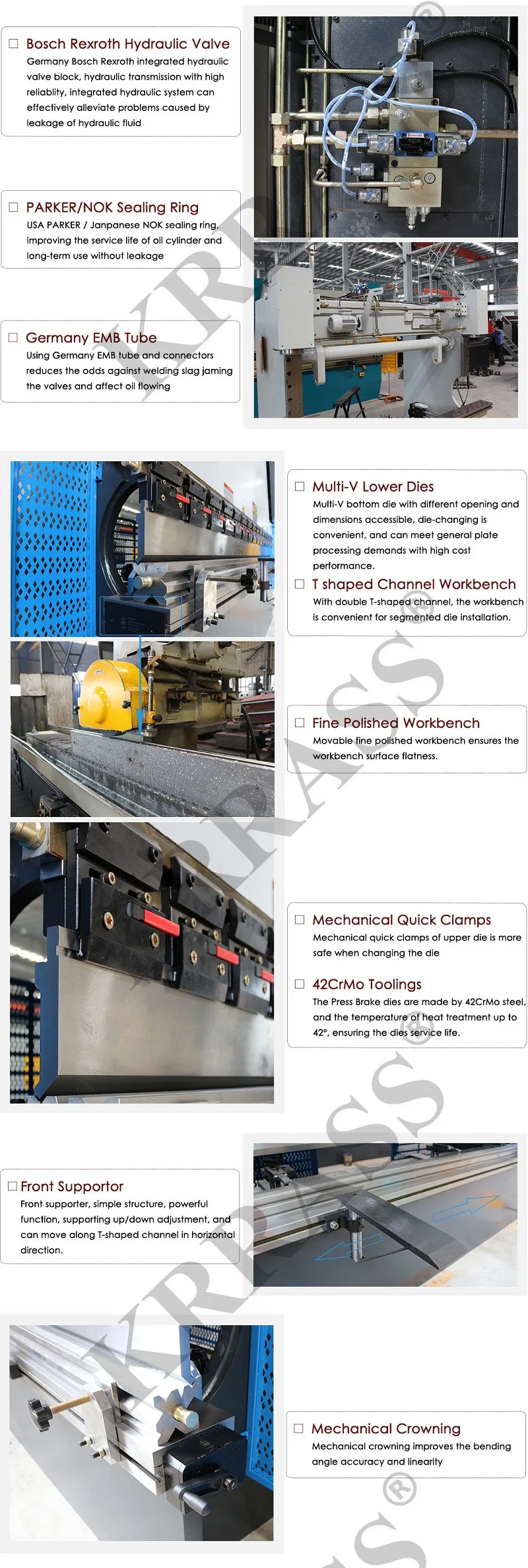 Hot Sale Machine Krrass Cybtouch6 Sheet Metal Bending With Ce