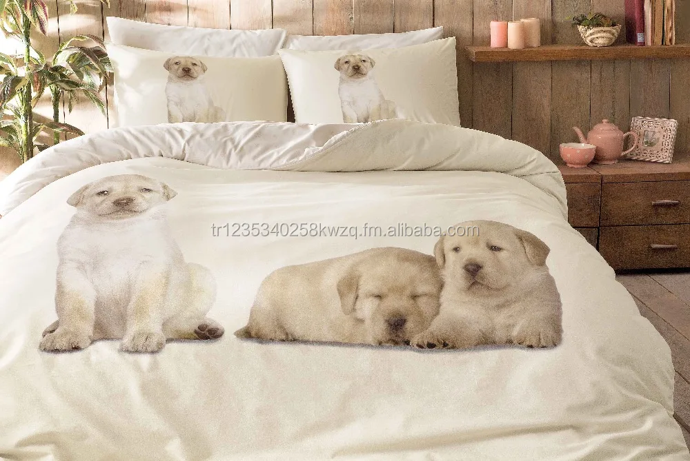 Tac Puppy Dog Bedding Set 100 Cotton Doona Quilt Duvet Cover