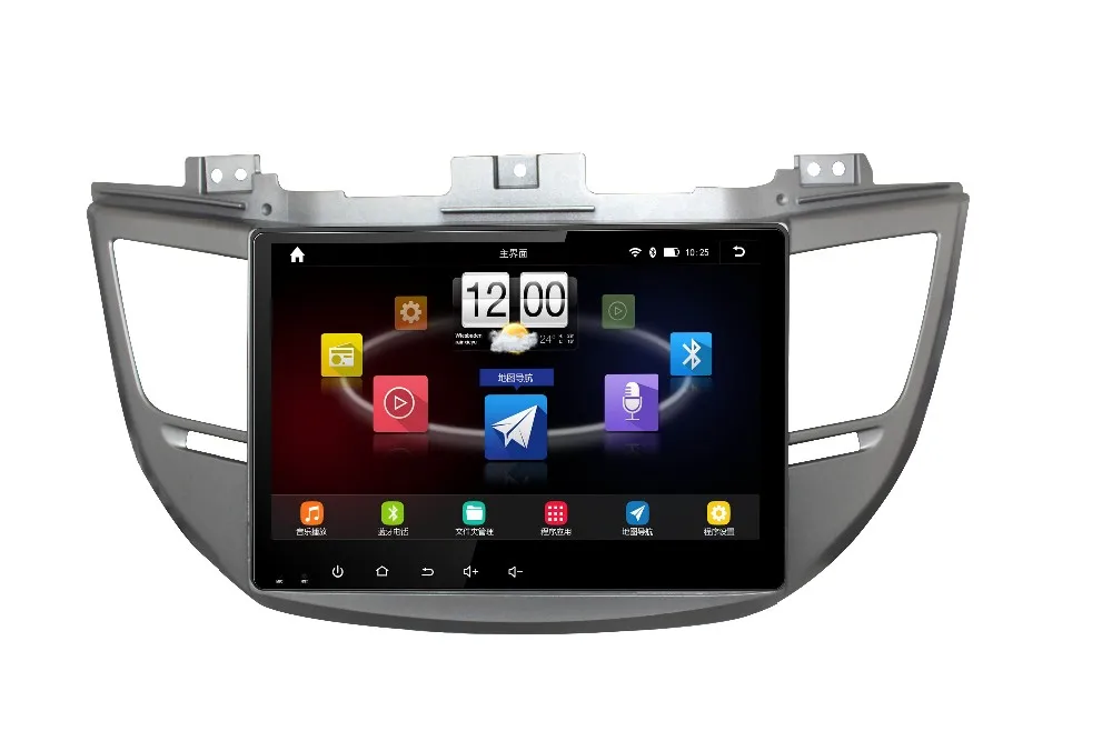 Quad Core Android Touch Screen Car Radio Double Din With Ce For Hyundai Ix For Tucson