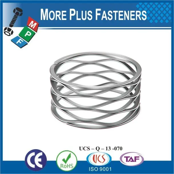Made In Taiwan High Quality Stainless Steel Waves Spring Beryllium