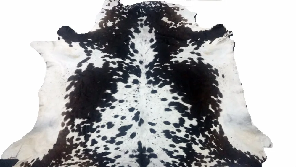 New Cowhide Rug Cowskin Exotic Black And White Genuine Cow Hide