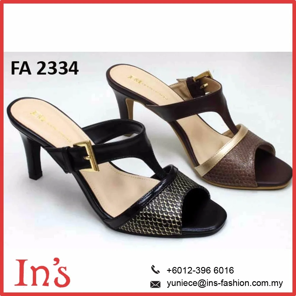 Printed Lady High Heels Shoes From Malaysia Buy High Heel Shoes,Shoes