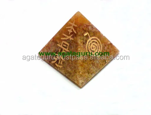 Pyramide de gu/érison en Cristal de Jaspe Rouge Pyramide de Jaspe Rouge pour Pierre de Grille en Cristal