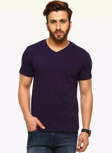 free sample wholesale blank v-neck t-shirt in bulk blank