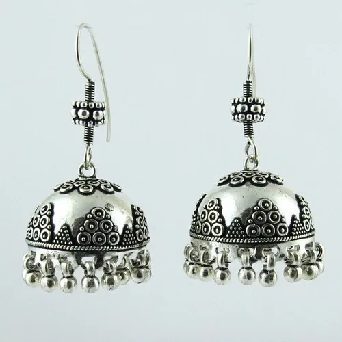 Modern Oxidized Plain Silver 925 Sterling Earring Indian Modern Oxidized Plain Silver 925 Sterling Earring Indian Whole Jewelry Handmade Earrings