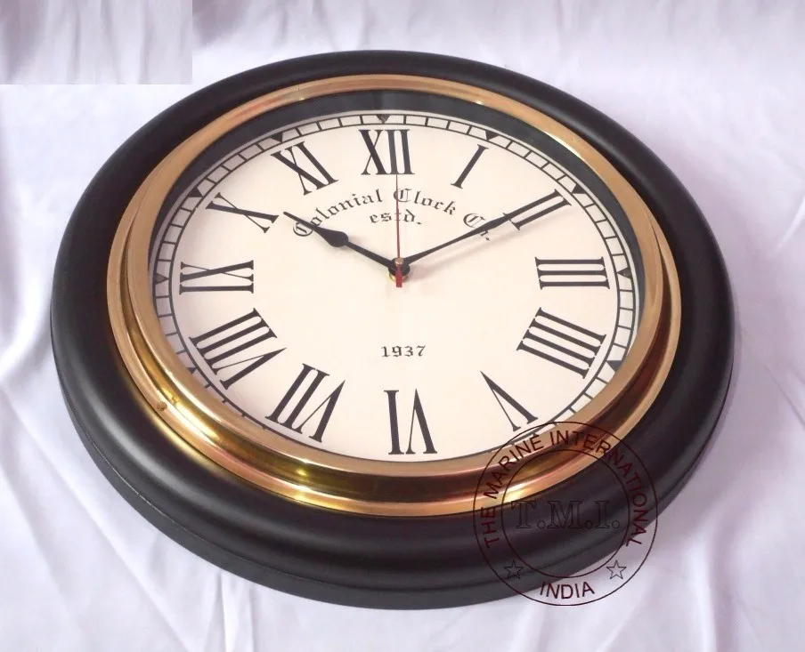 Nautical Marine Clock Collectible Wall Gift Working Wall Clock