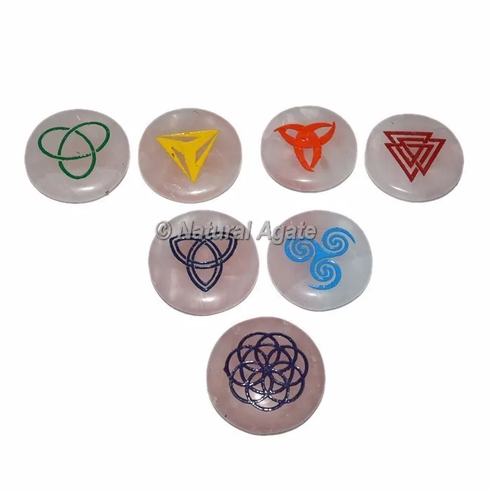 Seven Chakra Engraved Worry Stones Buy Chakra Sets Crystals Healing