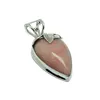 Love Gift Fashion Opal Gemstone Bezel Leaf Setting 925 Sterling Silver Pendant, Fancy 925 Indian Wholesale Jewelry 2019