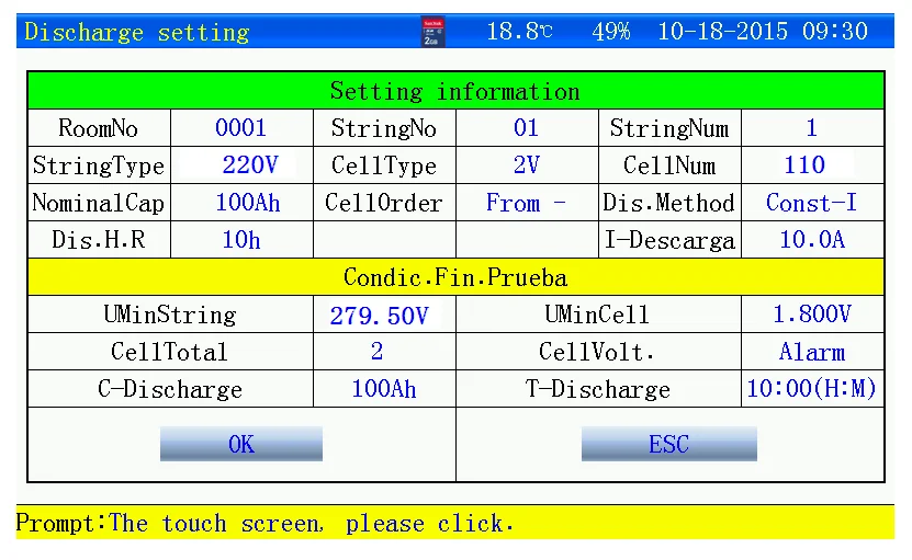 2v 108cells 220v 600ah Cell Voltage Monitoring Constant Current