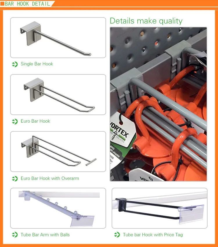 Grid Hook For Perforated Back Panel Supermarket Gondola Buy Grid Hook
