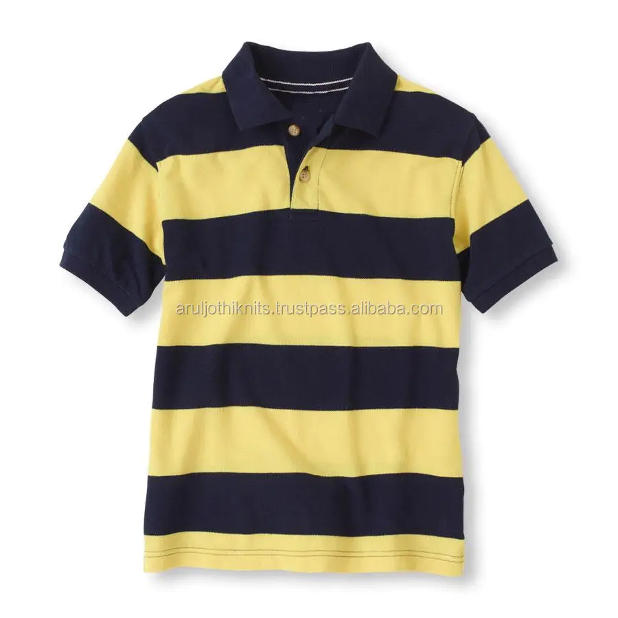 boys black polo shirt