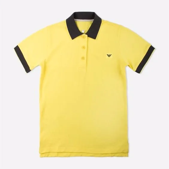 mens yellow polo t shirt