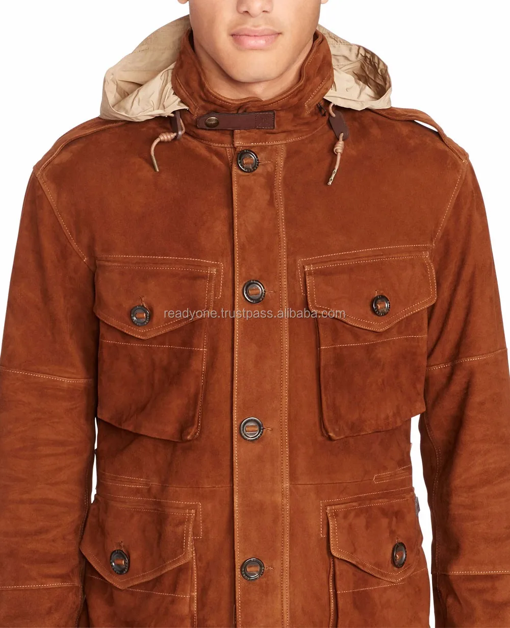 Mannen Beierse Suede Jastraditionele Leren Jaswestern Jas Leren Western Jas
