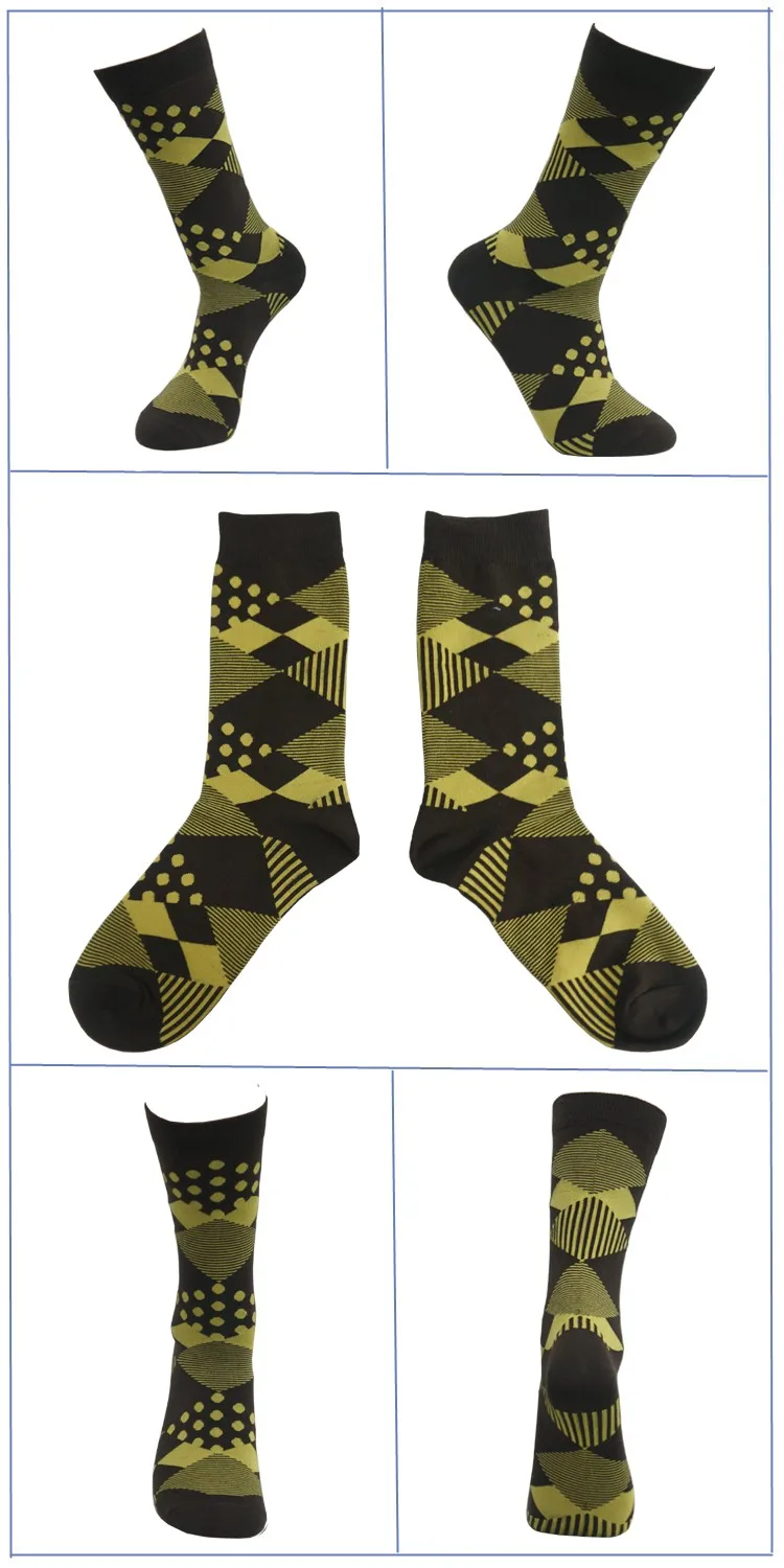 Happy men's custom oem socks