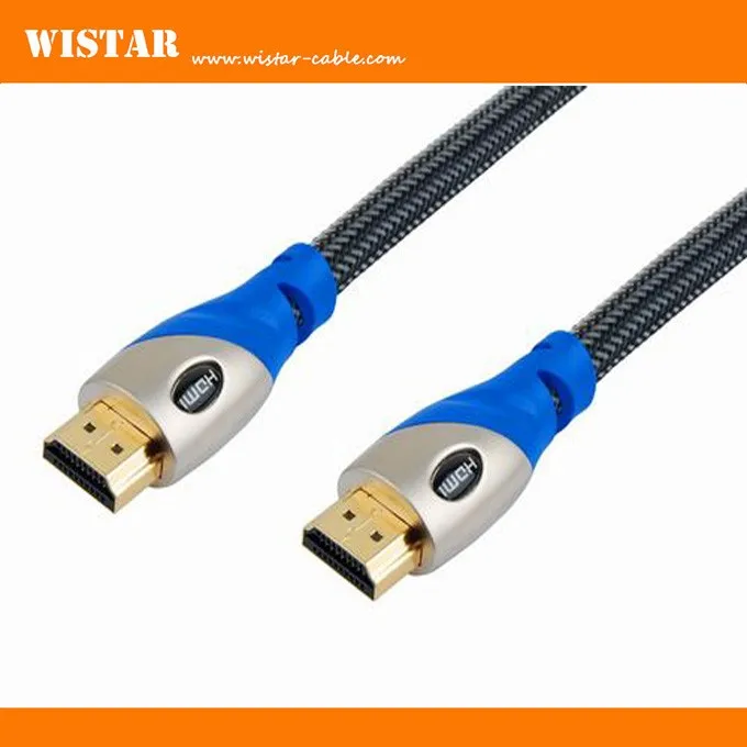 3D/4K HDMI Cable, High Speed, Shell Made of Metal Nylon Braided - ANKUX.COM