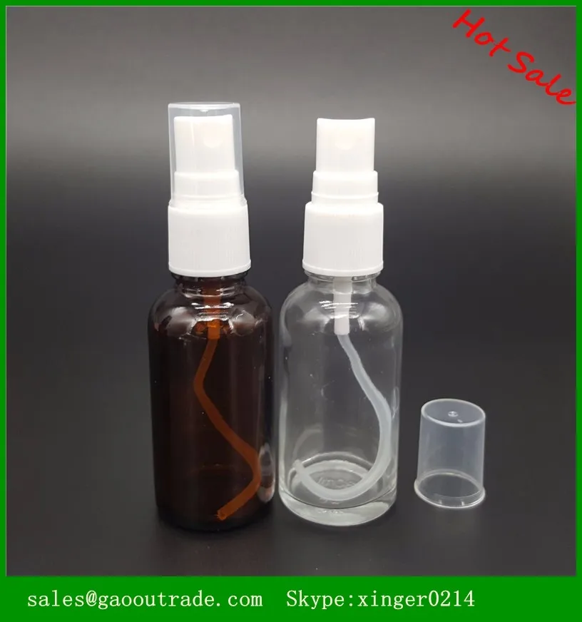Clear 5 Ml 30 Ml 60 Ml 100 Ml Glass Spray Bottle /mist Amber Glass