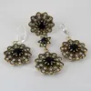 Today Offer Indian Sets !! Blue Onyx_White CZ Sets Sterling Silver Wholesale Jewelry, Gemstone Indian Handmade Jewelry