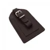 Recycled hole punch hang tag leather tag for airplane luggage