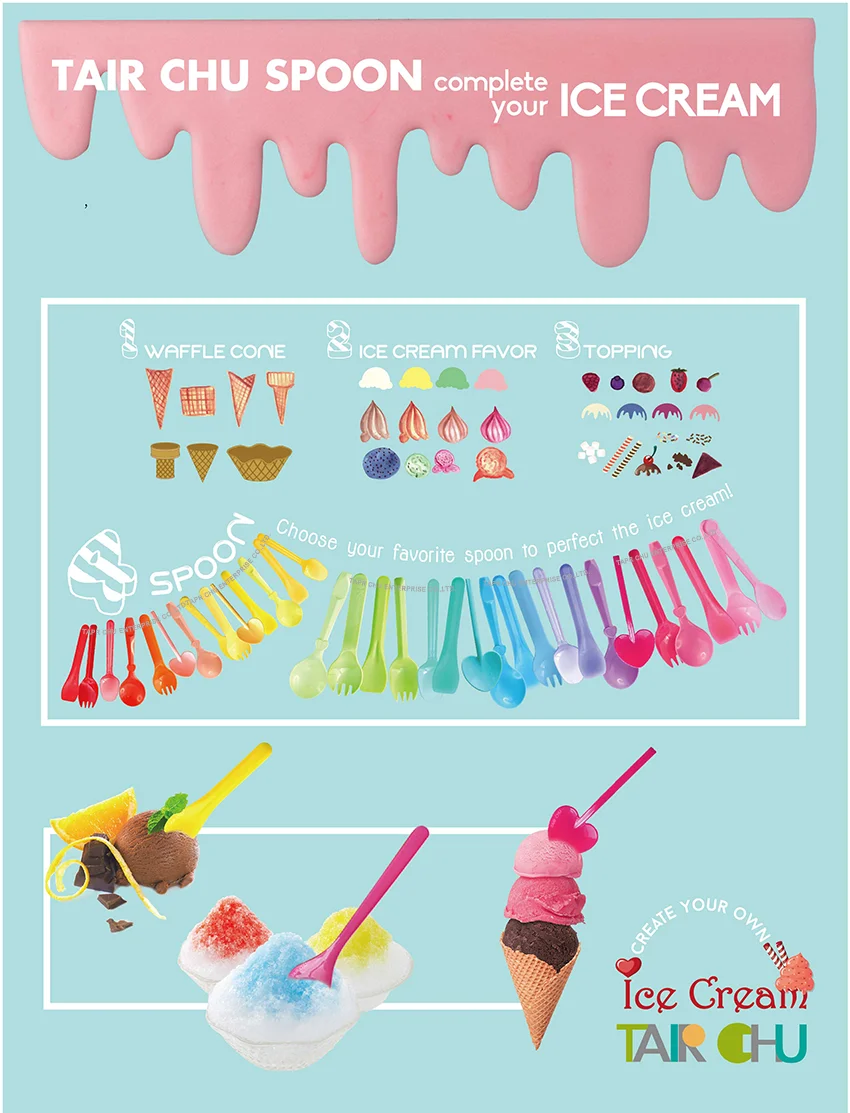 14cm Plastic Ice Cream Disposable Spoon Buy Disposable Spoon,Ice