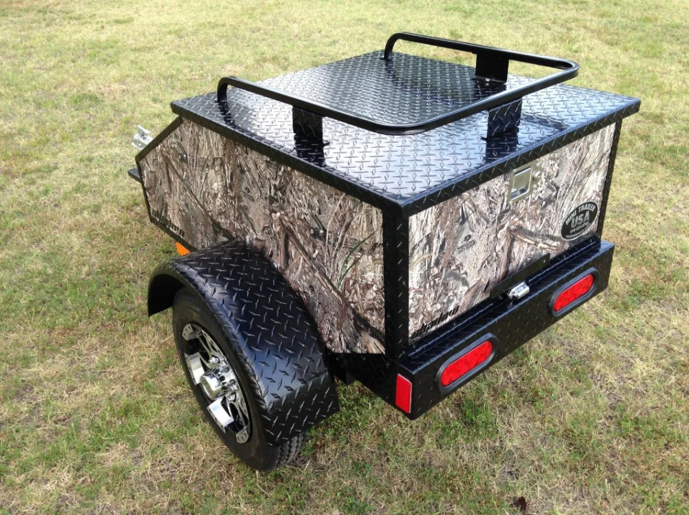 Motorcycle Pull Behind Camper Trailer With Kits - Buy Motorcycle Pull ...