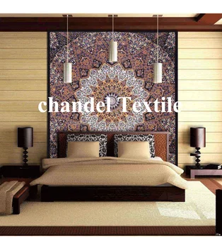 Indian Mandala Star Psychedelic Wall Hanging Hippie Bedspread Boho