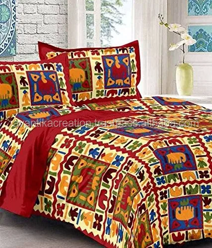 Jaipuri Hand Block Printed Bed Sheet 100 Cotton Bedsheet Bedspread Jaipuri Hand Block Printed Bed Sheet 100 Cotton Bedsheet Bedspread Designer Bedsheets